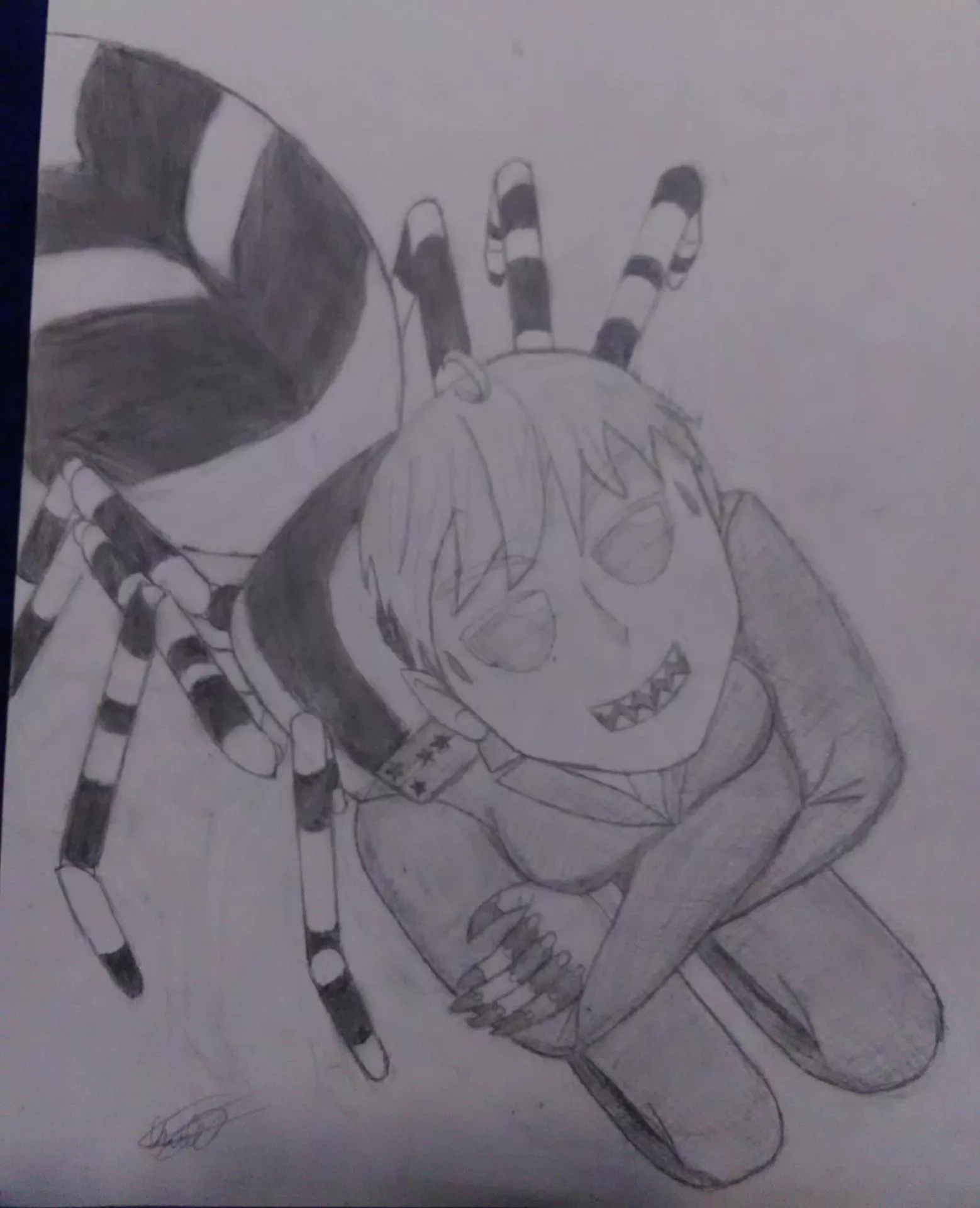 Here's an arachne OC I've drawn. Her name is Shelkovaya Mstislava. More info in comments. Here's an arachne OC I've drawn. Her name is Shelkovaya Mstislava. More info in comments.