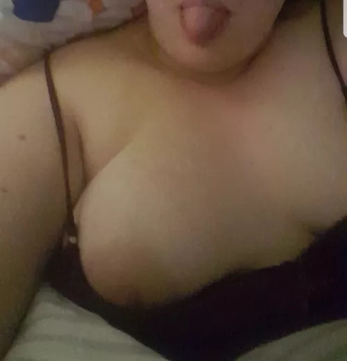 Here's mine, escaping from my top... Here's mine, escaping from my top...