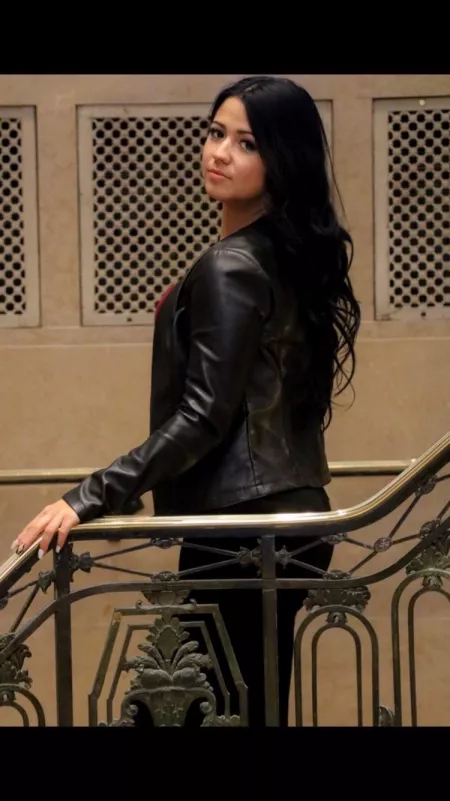 Here’s my first leather jacket!