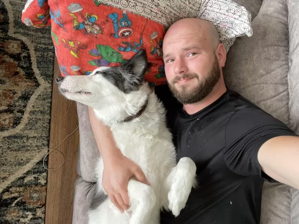 He’s pretending he doesn’t love it because I’ve got the phone out He’s pretending he doesn’t love it because I’ve got the phone out