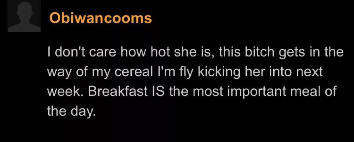 He’s right