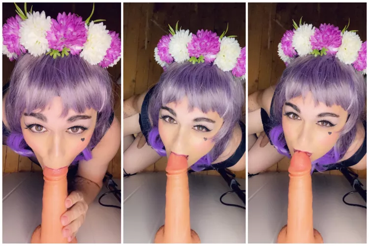 Hey, do you think do I look good with a dick in my mouth? What if it was yours?👀