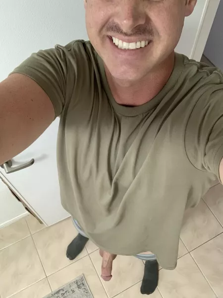 Hey! My cock is down here! Hey! My cock is down here!