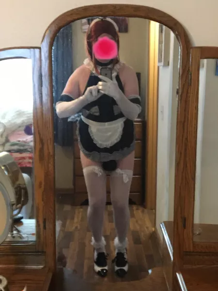 “Hey sissy, send me a pic. I want to make sure you’re in your uniform.” “Yes dear of course, here you go.” “Good girl, now get back to work.”