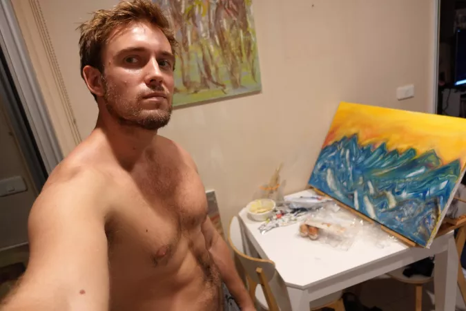 Hi From The Art Studio π!