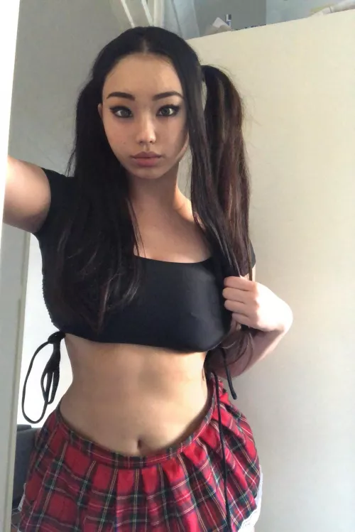 Hi! What about an asian college girl with pigtails?π₯Ί