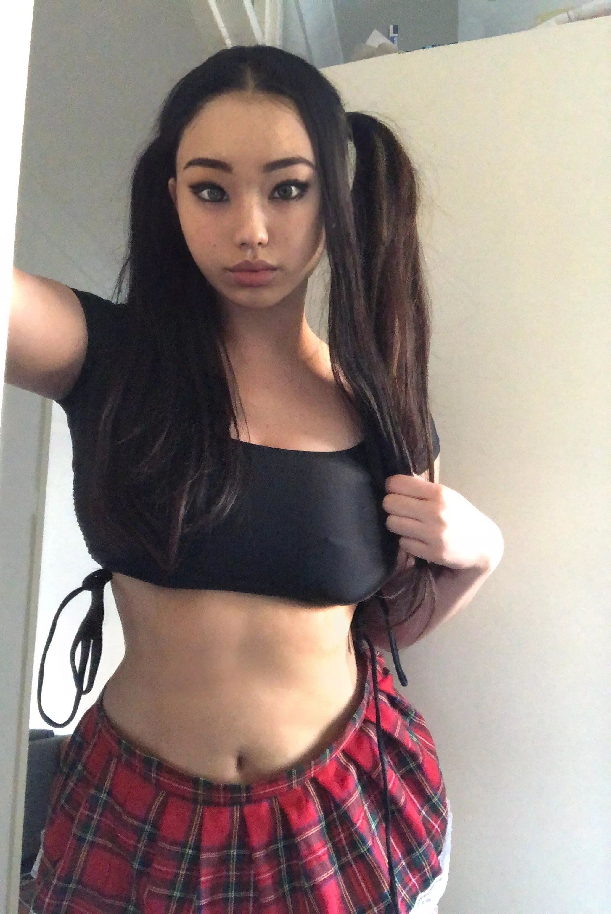 Hi! What about an asian college girl with pigtails?🥺 Hi! What about an asian college girl with pigtails?🥺