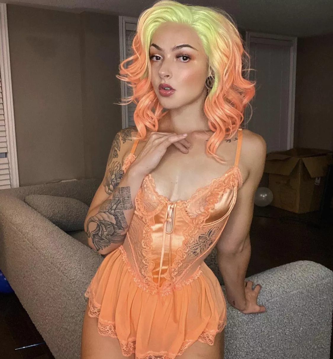 Highlighter or cremesicle energy? Highlighter or cremesicle energy?