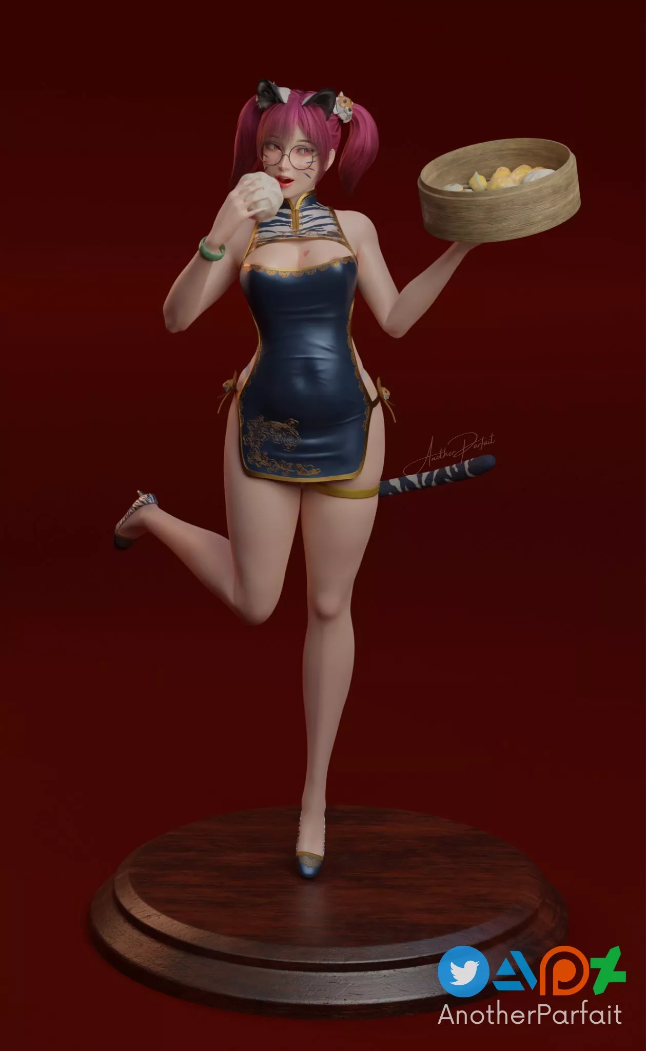 Hilda in her CNY dress by AnotherParfait [OC]