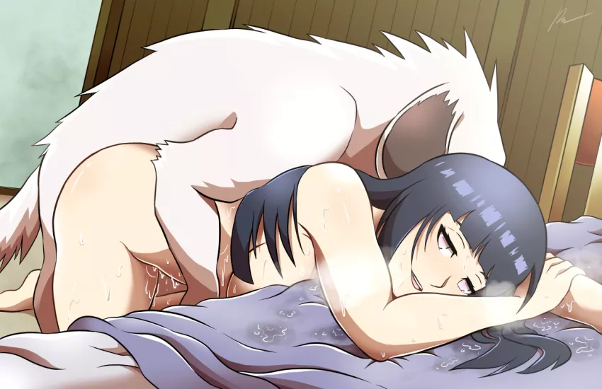 Hinata and her true love Akamaru (eunnie) Hinata and her true love Akamaru (eunnie)