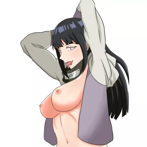 Hinata's weird pose