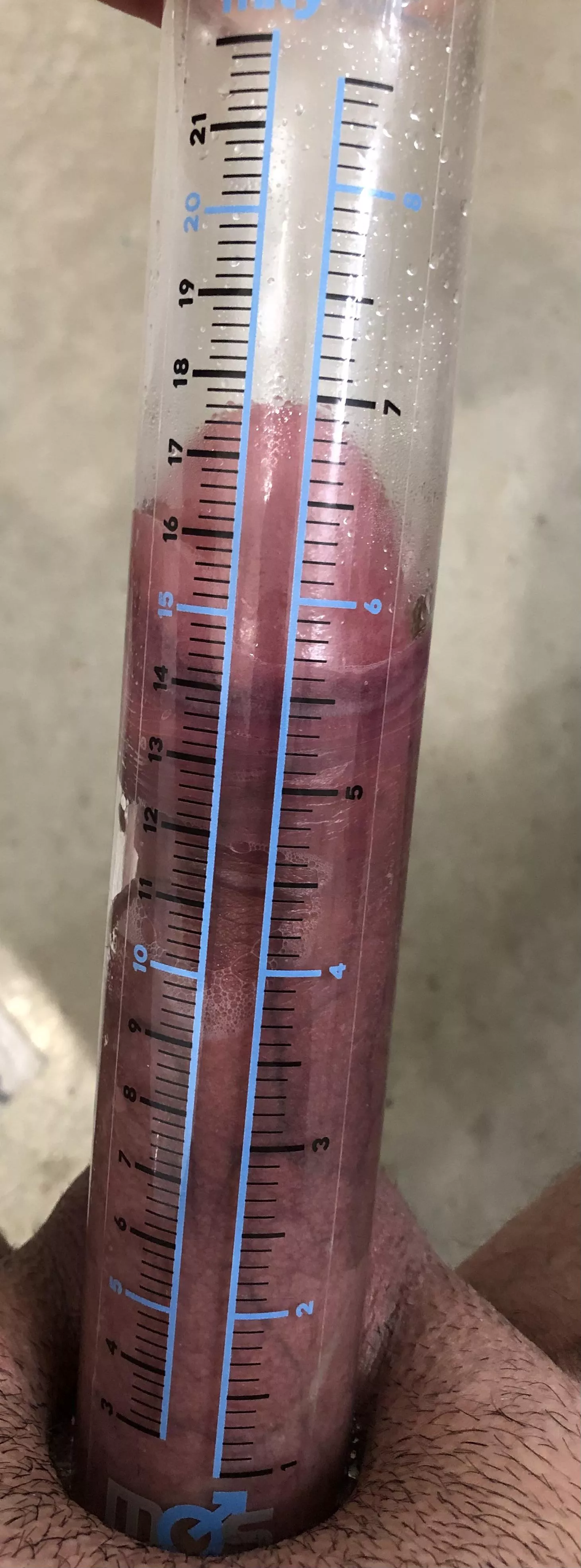 Hit that 7” mark!! Assuming that’s progress!! When I started pumping I was barely hitting 6.25”.