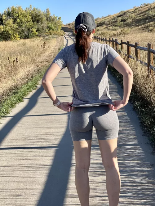 Hit the trails this evening and took my new shorts for a spin. What do you think? Hit the trails this evening and took my new shorts for a spin. What do you think?