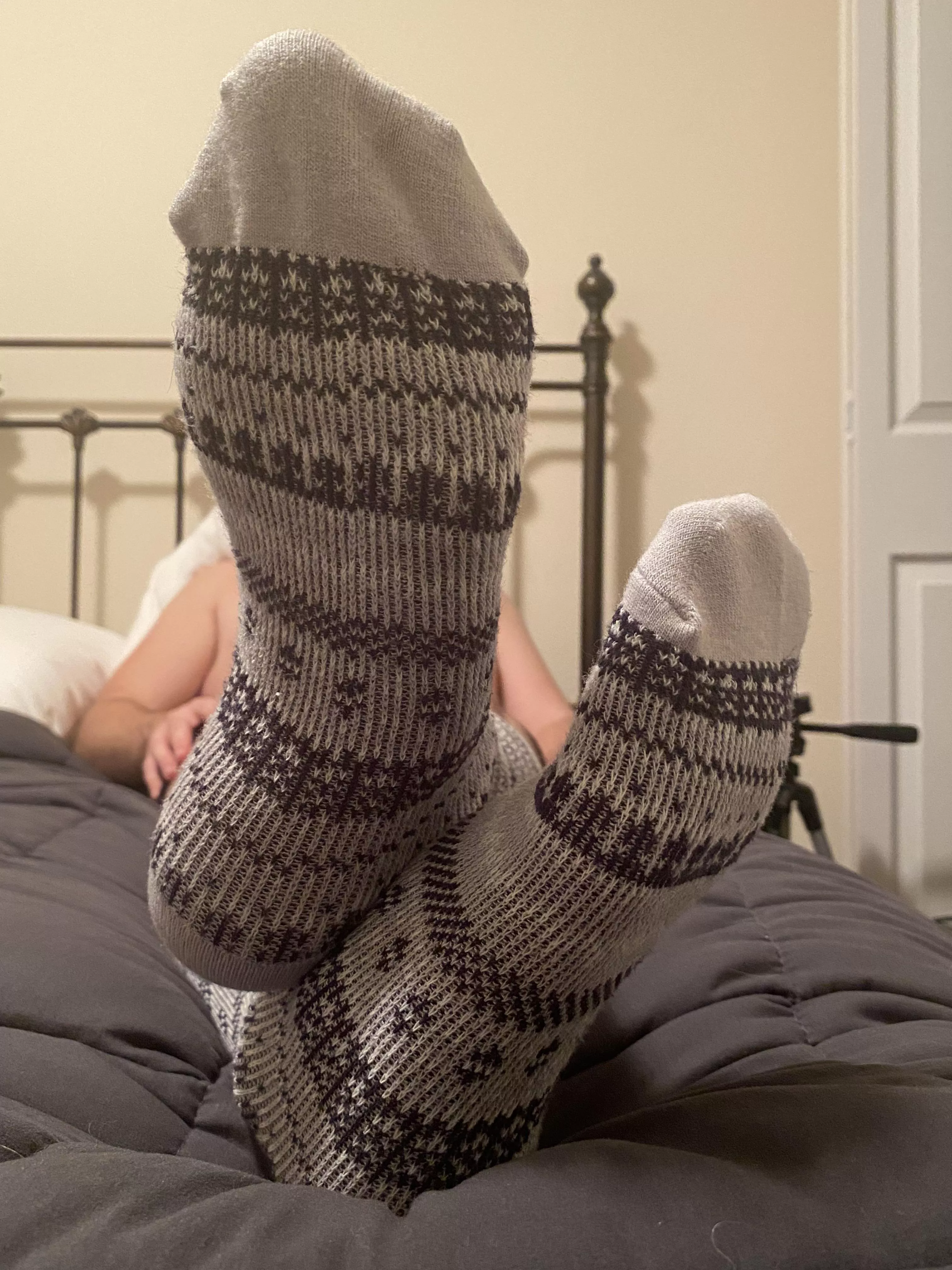Holidays are over but the socks are still on
