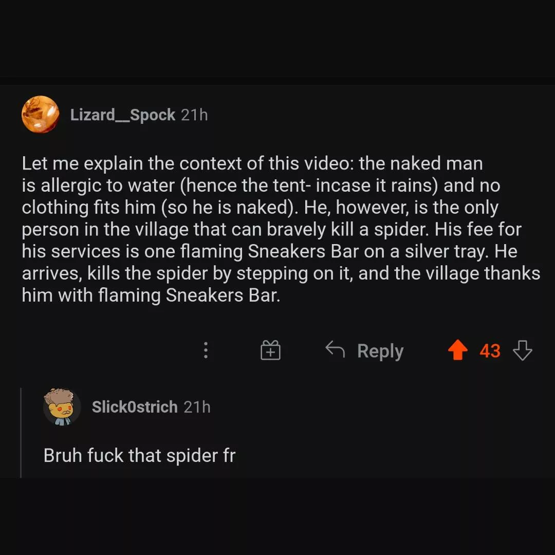 Homegrown Comment from Reddit