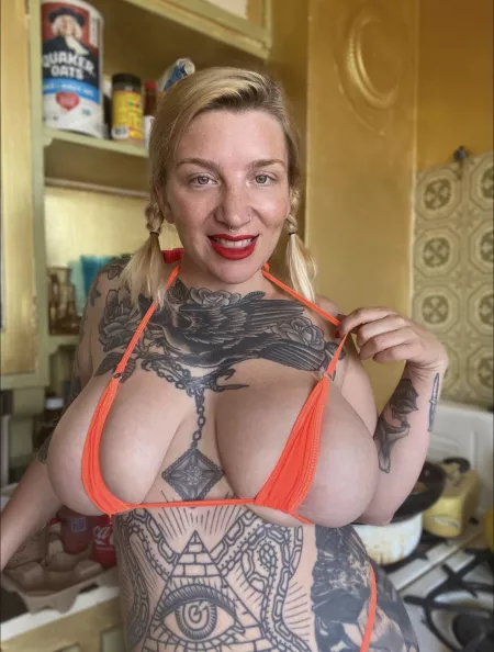Hope it’s ok my top doesn’t cover my big busty tits 😍 Hope it’s ok my top doesn’t cover my big busty tits 😍