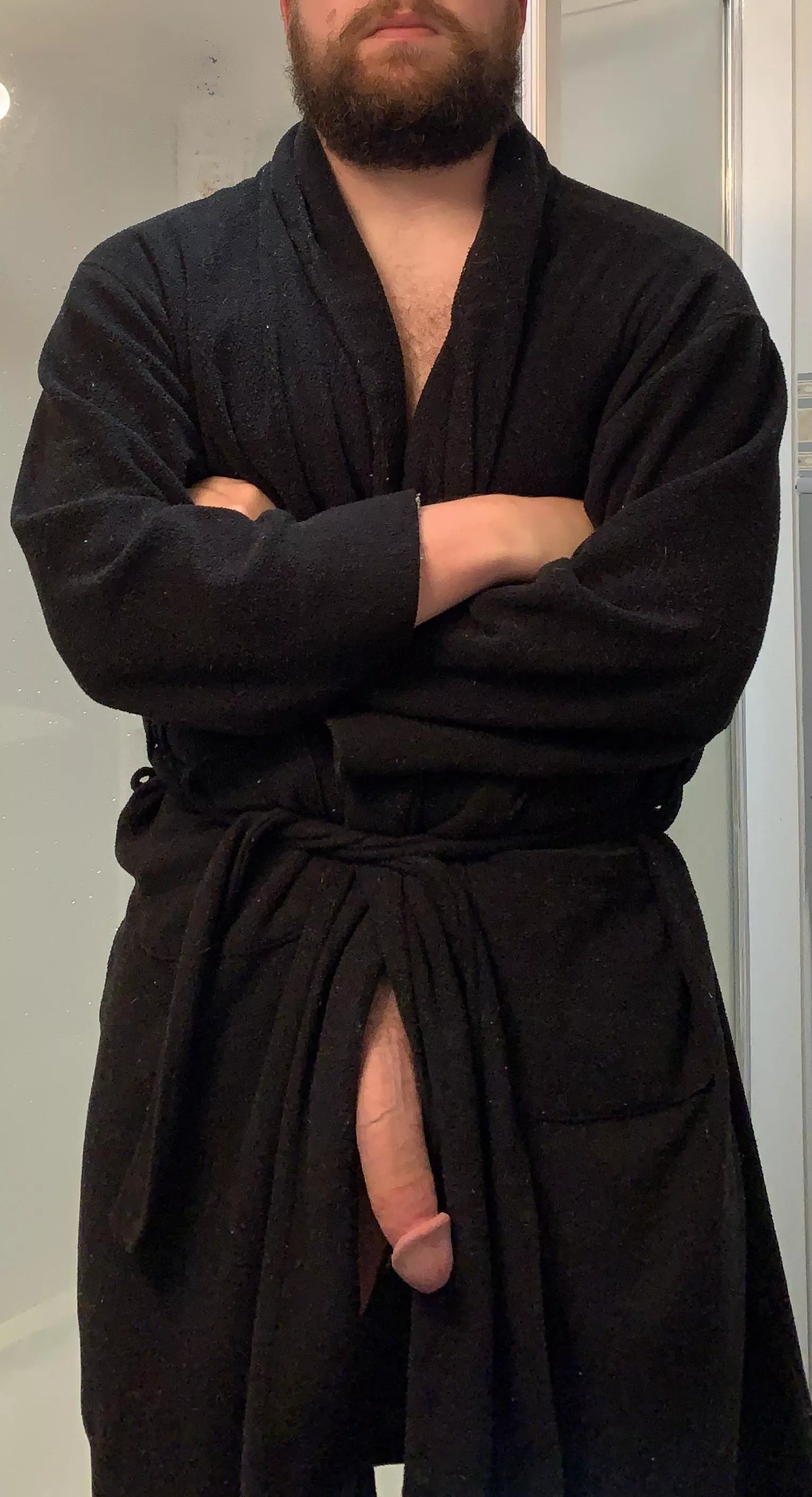 Hope it’s okay if I’m in a robe like 99% of the time.