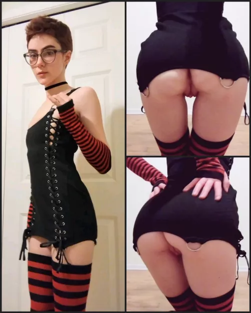 Hope no one asks me to bend over in this dress