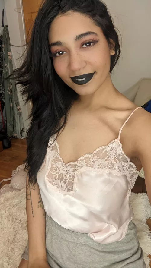 Hope you don't mind a goth girl in pink