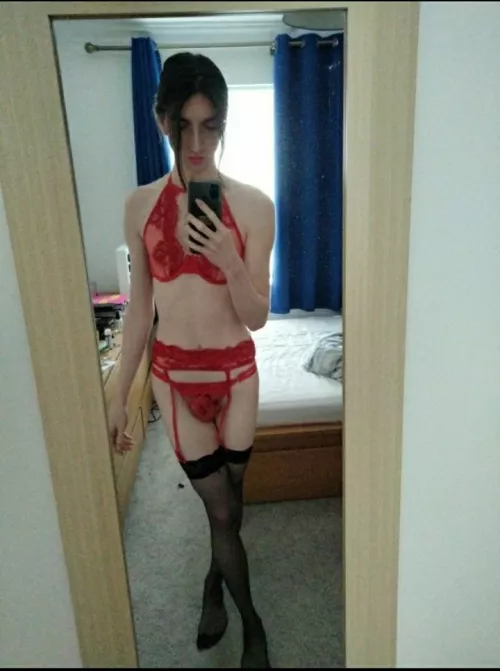 Hope you don't mind a little bulge in my panties π