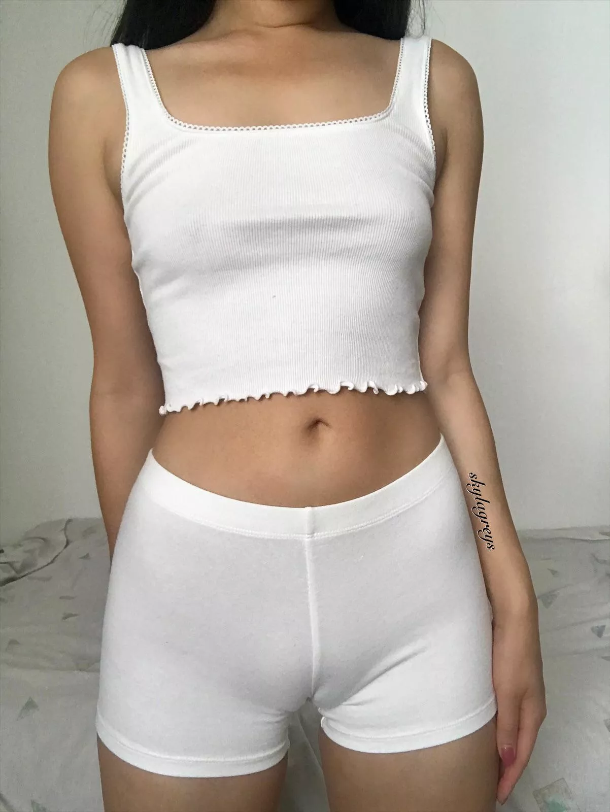 Hope you donโt mind some camel toe in my short shorts Hope you donโt mind some camel toe in my short shorts