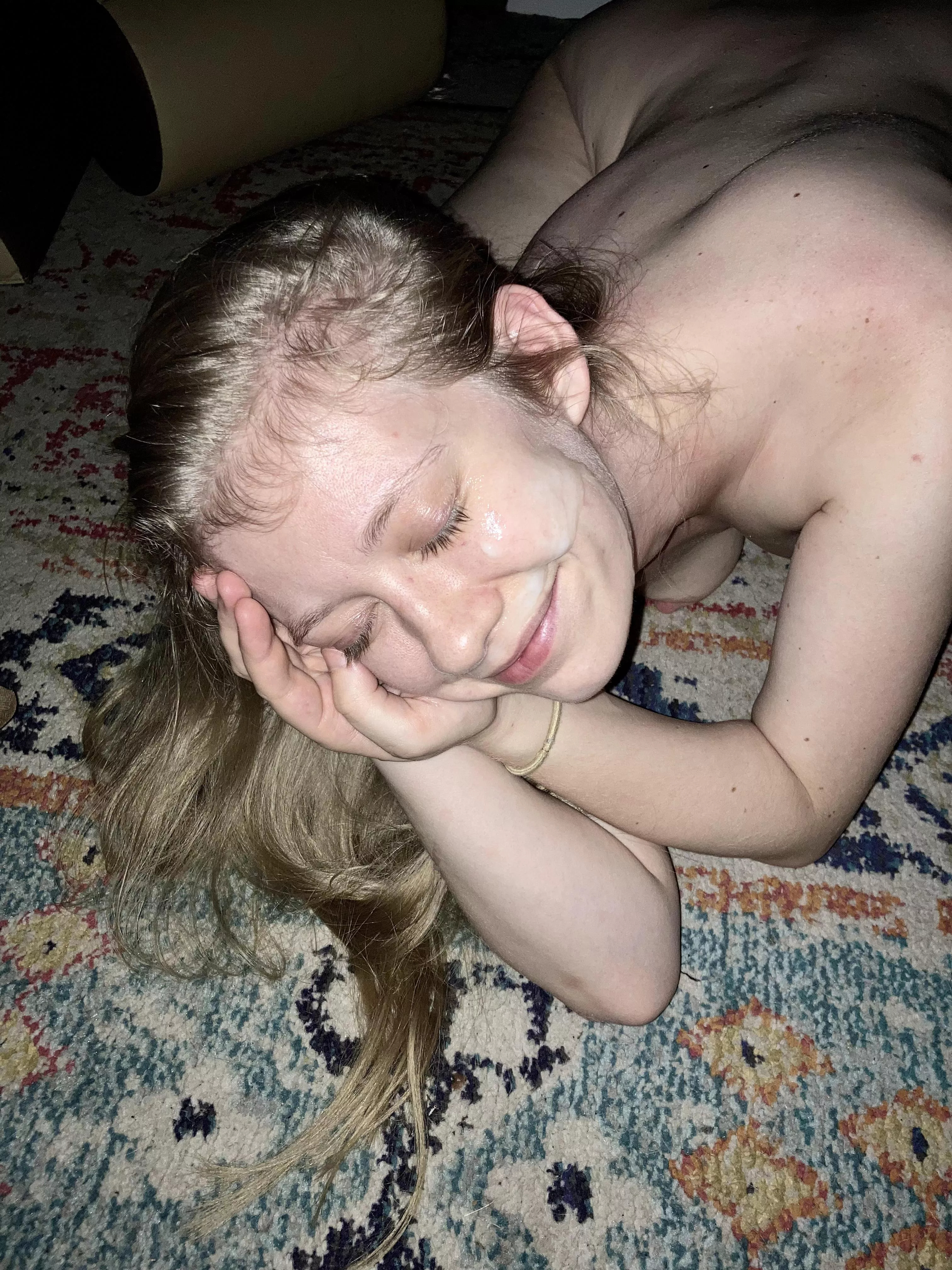 Hope you donβt mind the lack of makeup. Had to share, he fucked me hard on the floor and left me with a yummy cum mustache π Hope you donβt mind the lack of makeup. Had to share, he fucked me hard on the floor and left me with a yummy cum mustache π