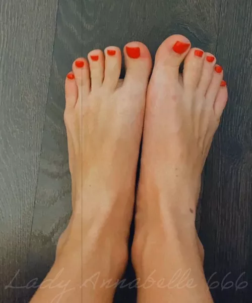 Hope you're fetish for feet is stronger than ever ;)