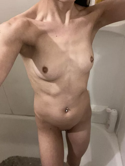 Hopping in the shower