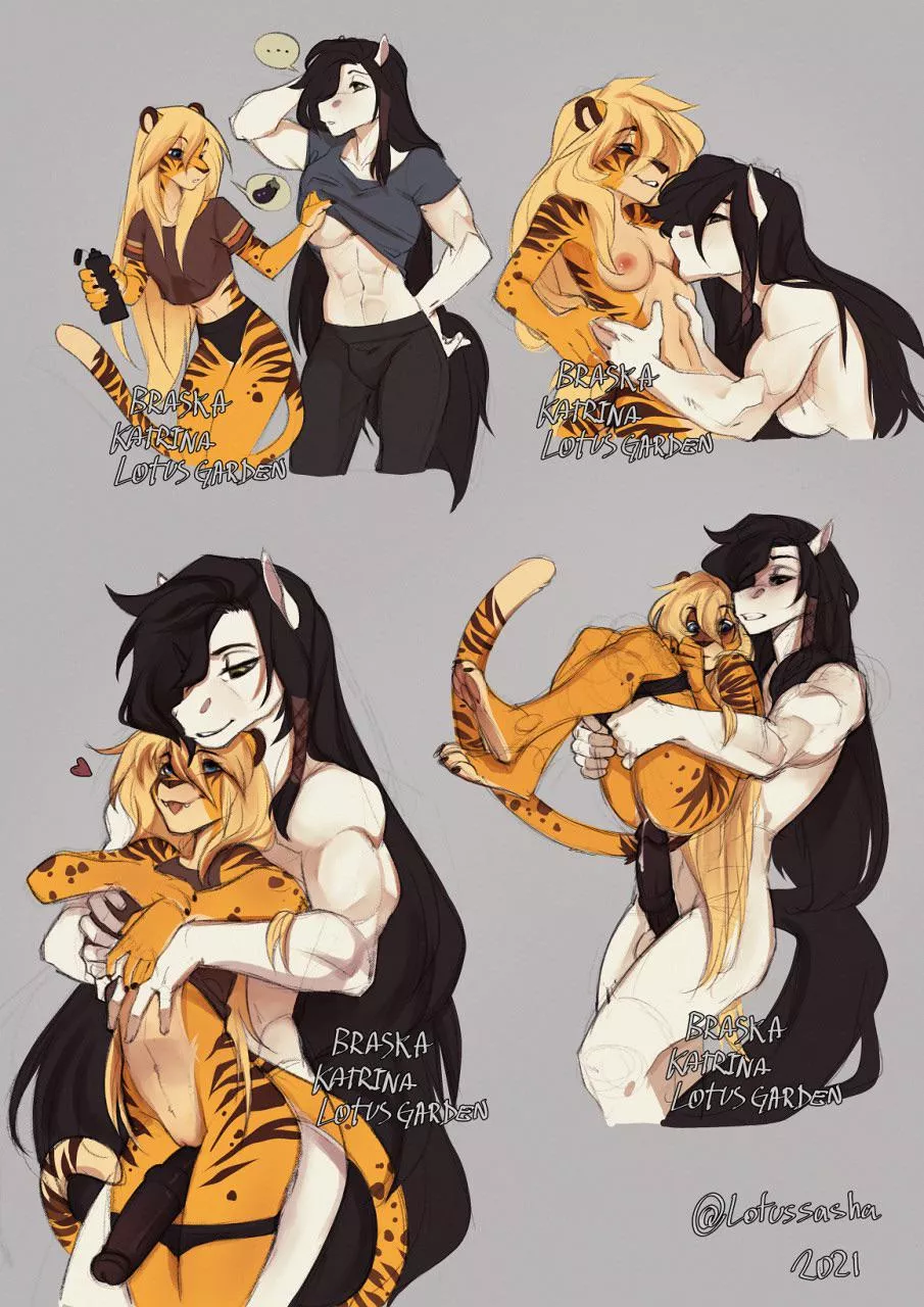 Horse and Cheetah [IF] (lotusgarden)