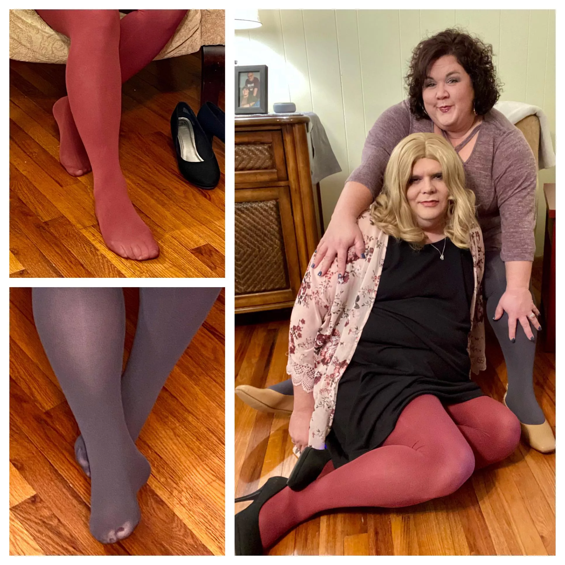 Hose foot fun! ❤️💜