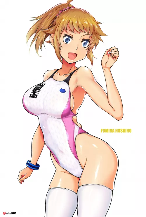 Hoshino Fumina Highleg Swimsuit (Aiuti ) [Gundam]