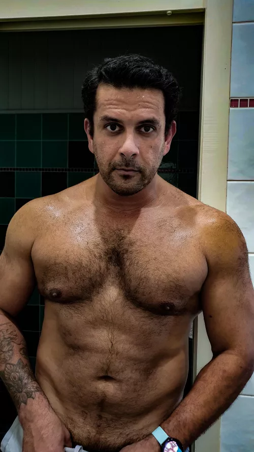 Hot and sweaty.... But I like it