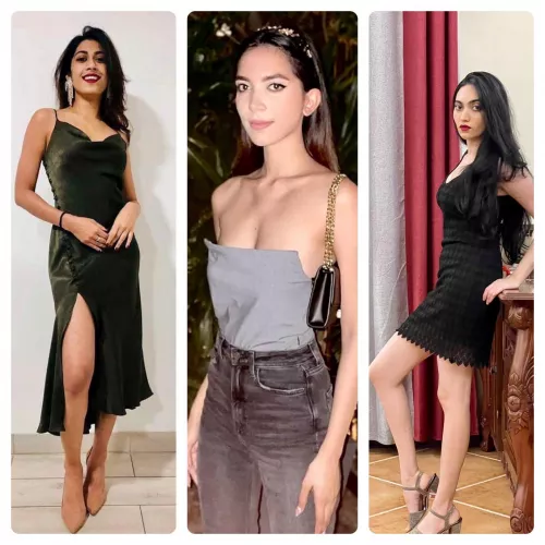 Hot college babes ;) What’s your choice in this difficult pick ? Hot college babes ;) What’s your choice in this difficult pick ?