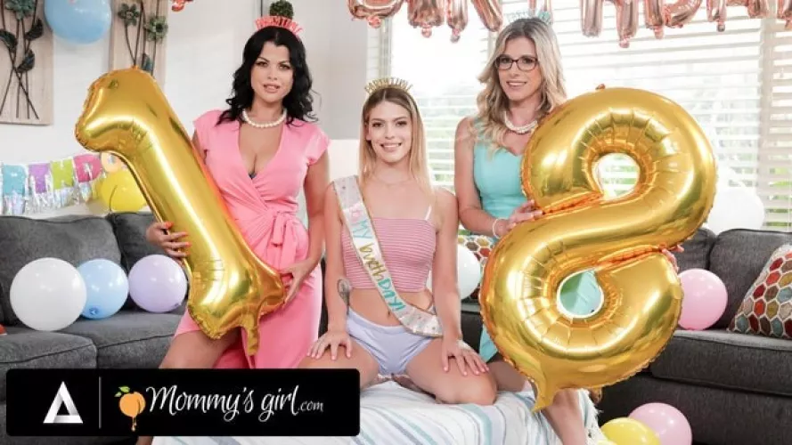 Hot Cory Chase Unforgettable 18th BD Party with 3some