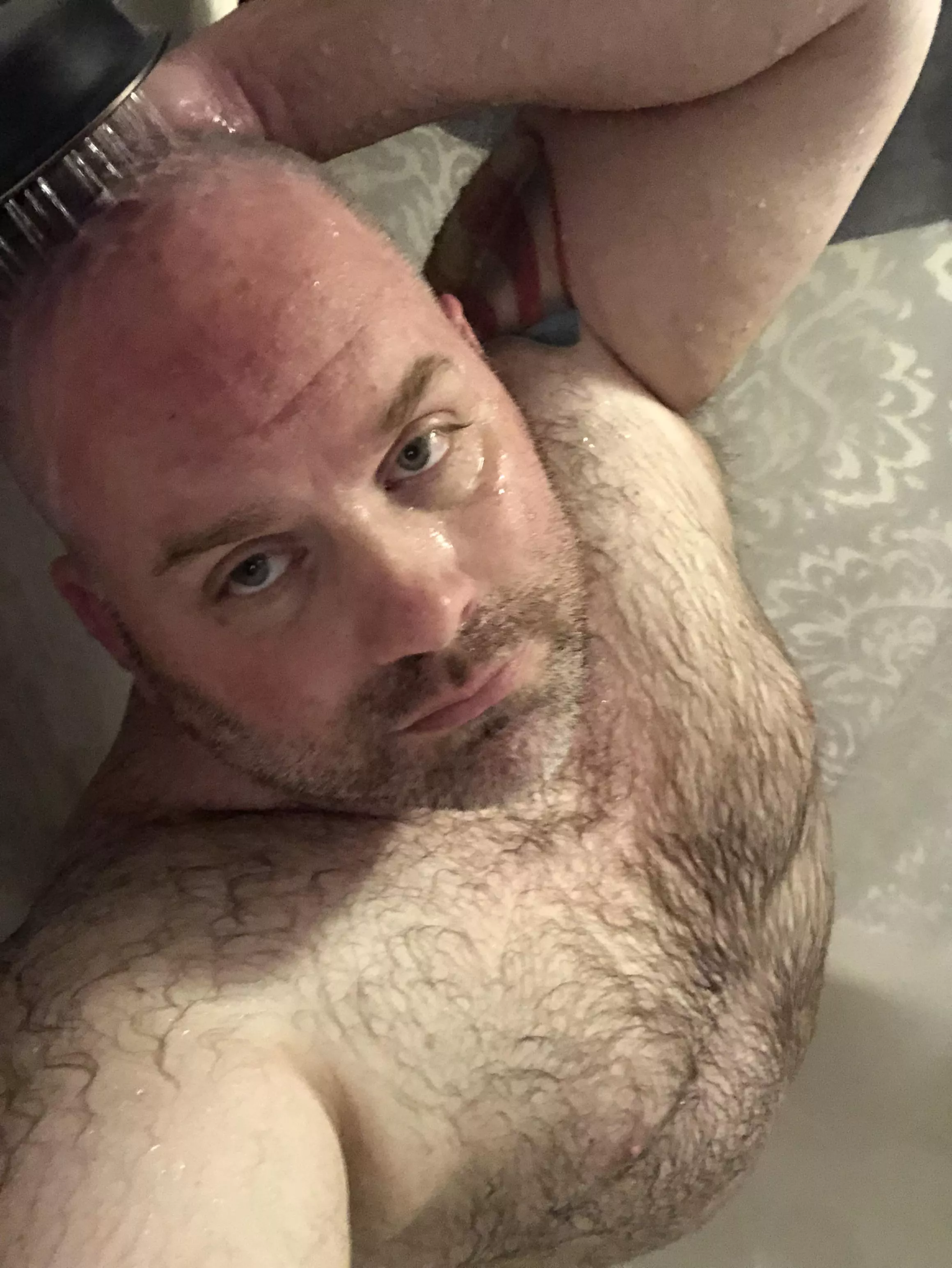 Hot showers are the best after a hard day.