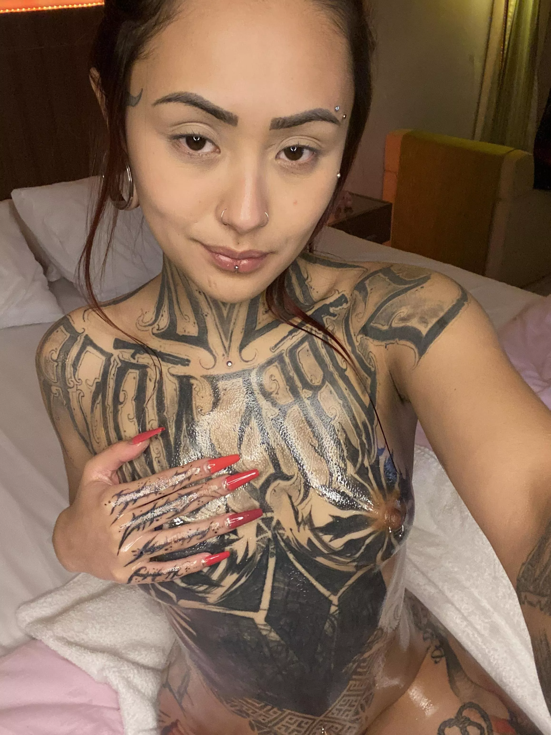 How about my slippery tits? How about my slippery tits?