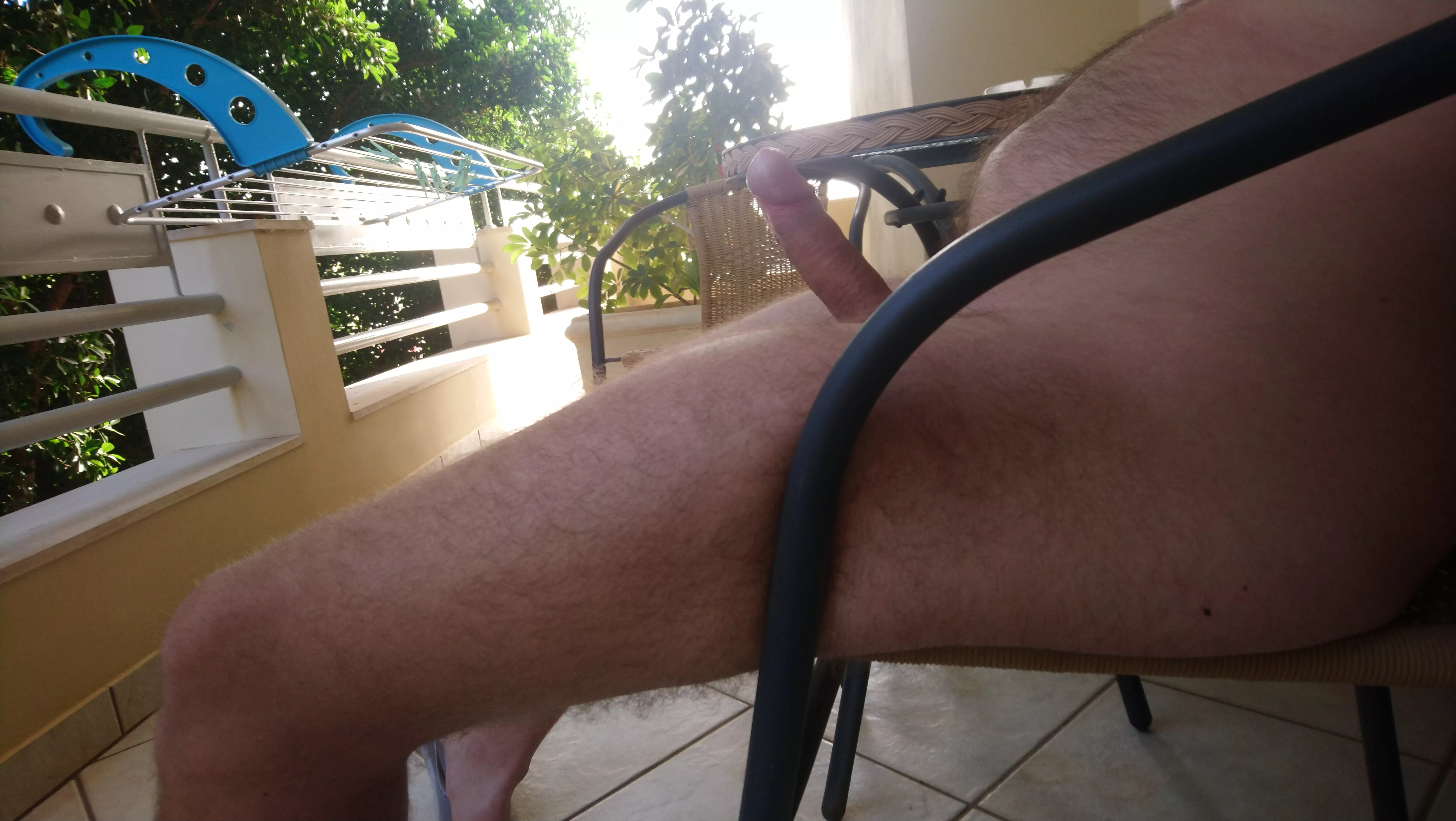 How about some breakfast at the balcony?