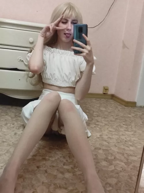 How about white stockings? How about white stockings?