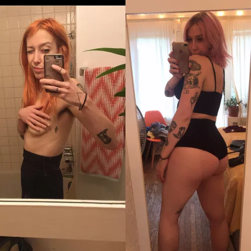 How bimbofication can save your lfie! … Before & after implants and positive lifestyle changes. 