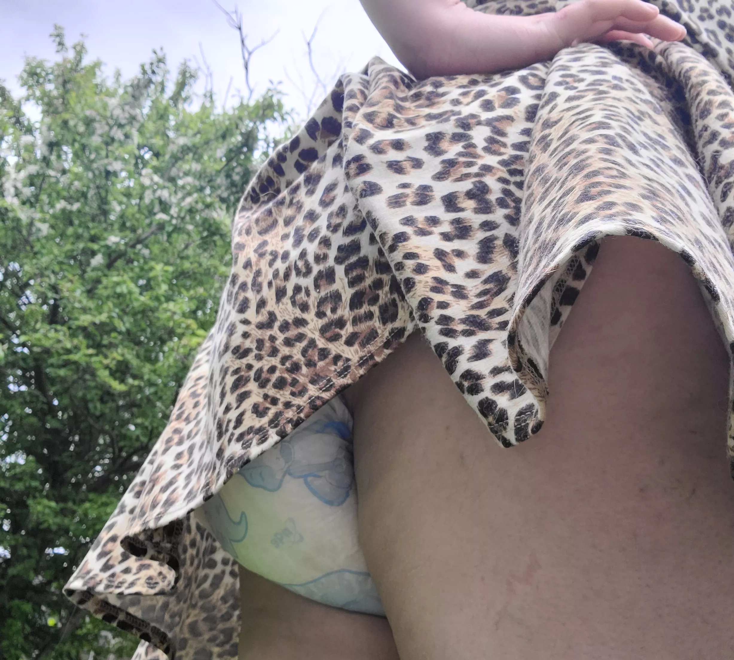 How do we feel about diapered upskirts? ♡