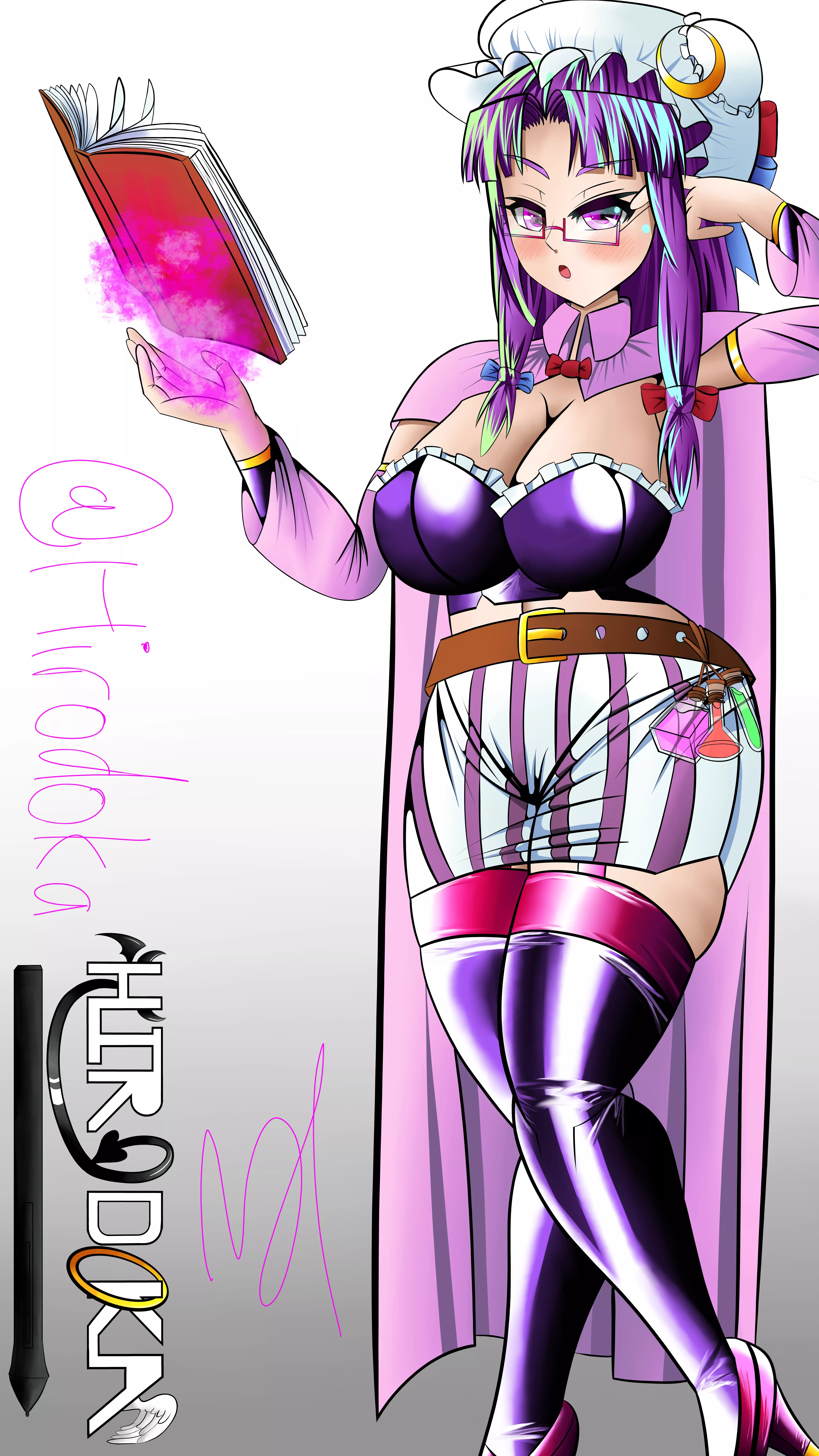 How do you all feel about THICC Patchouli? (Final ver, art by me) How do you all feel about THICC Patchouli? (Final ver, art by me)