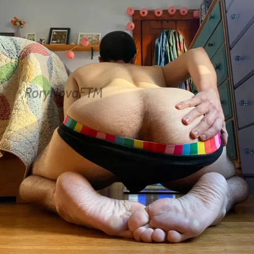 How do you like my rainbow briefs?