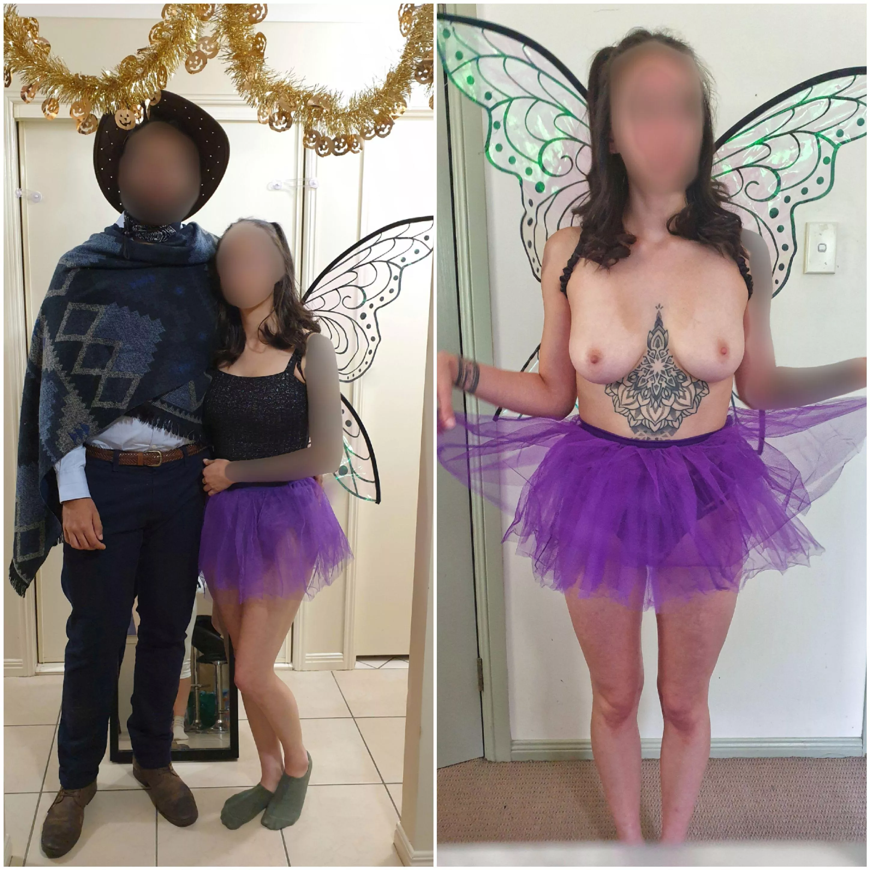 How I dress when out vs how I dress for reddit... Happy Halloween! xx How I dress when out vs how I dress for reddit... Happy Halloween! xx