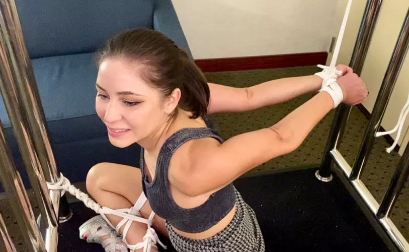 How long can Sushii Xhyvette be Talking Bondage until she is gagged? Find out now at tiedtales.