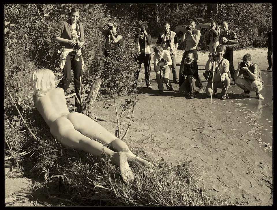 How some women feels like when going to the nude beach, alone...