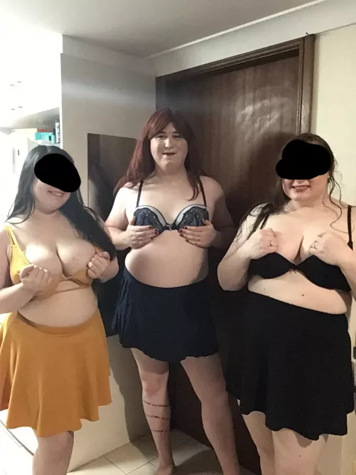 how to beat the heat with friends? you keep taking off more layers