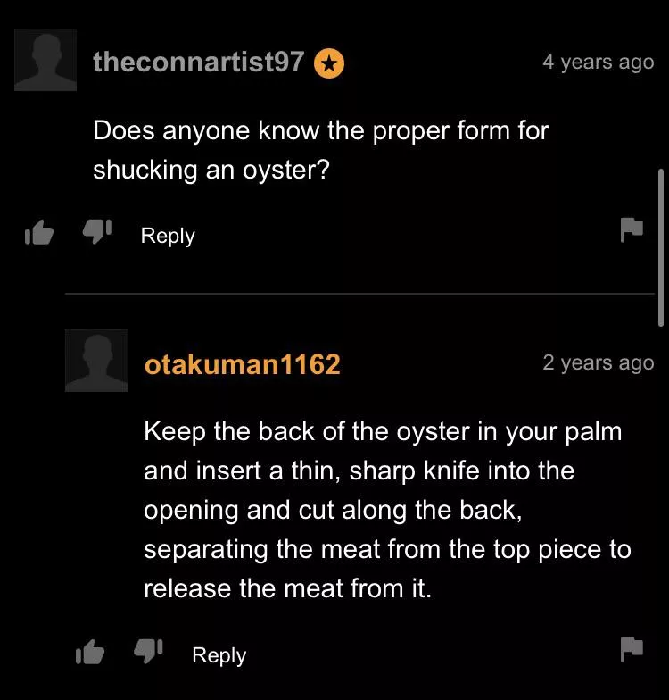 How to shuck an oyster