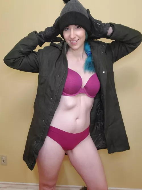 How to stay warm when you're in your underwear