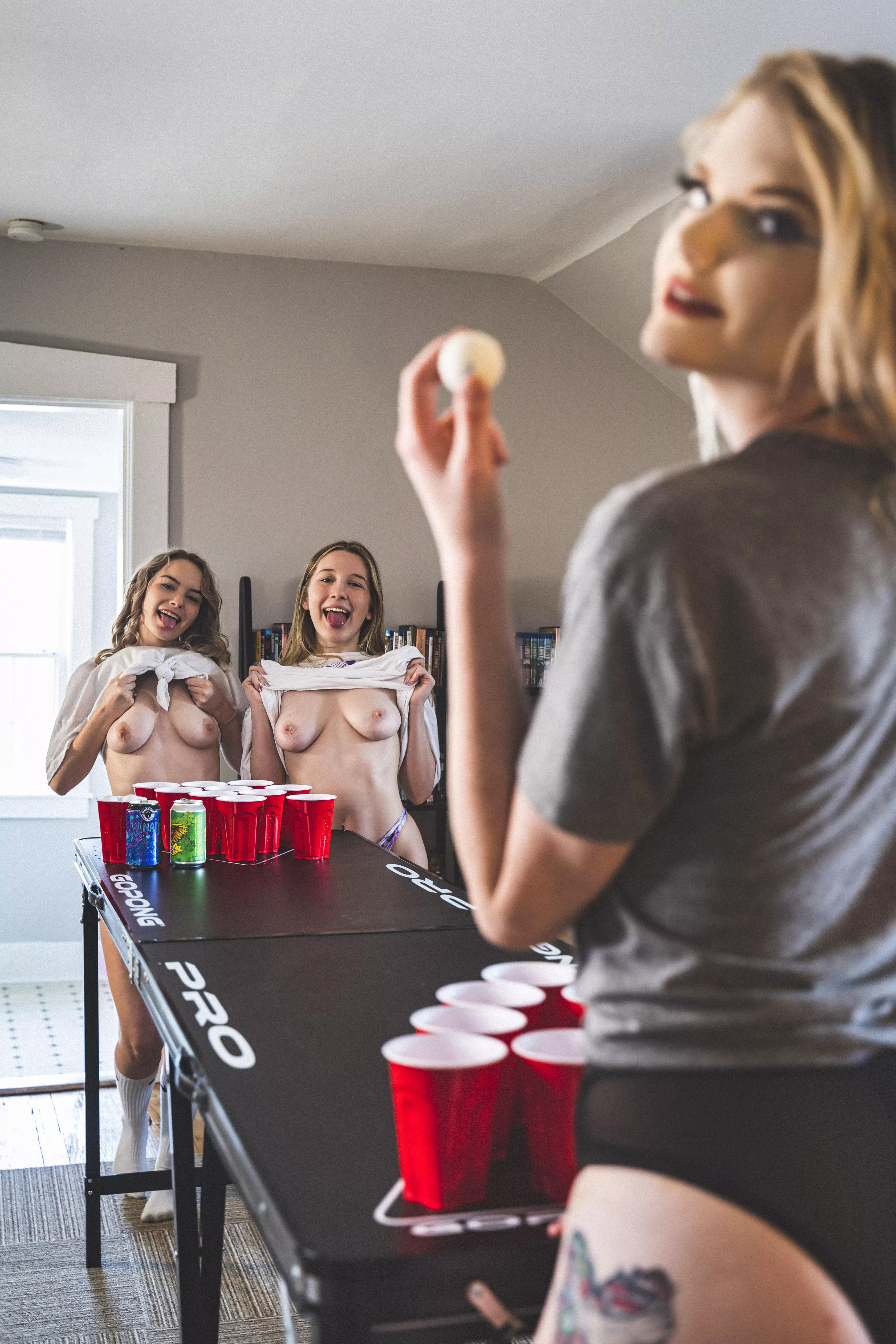 How we play beer pong How we play beer pong