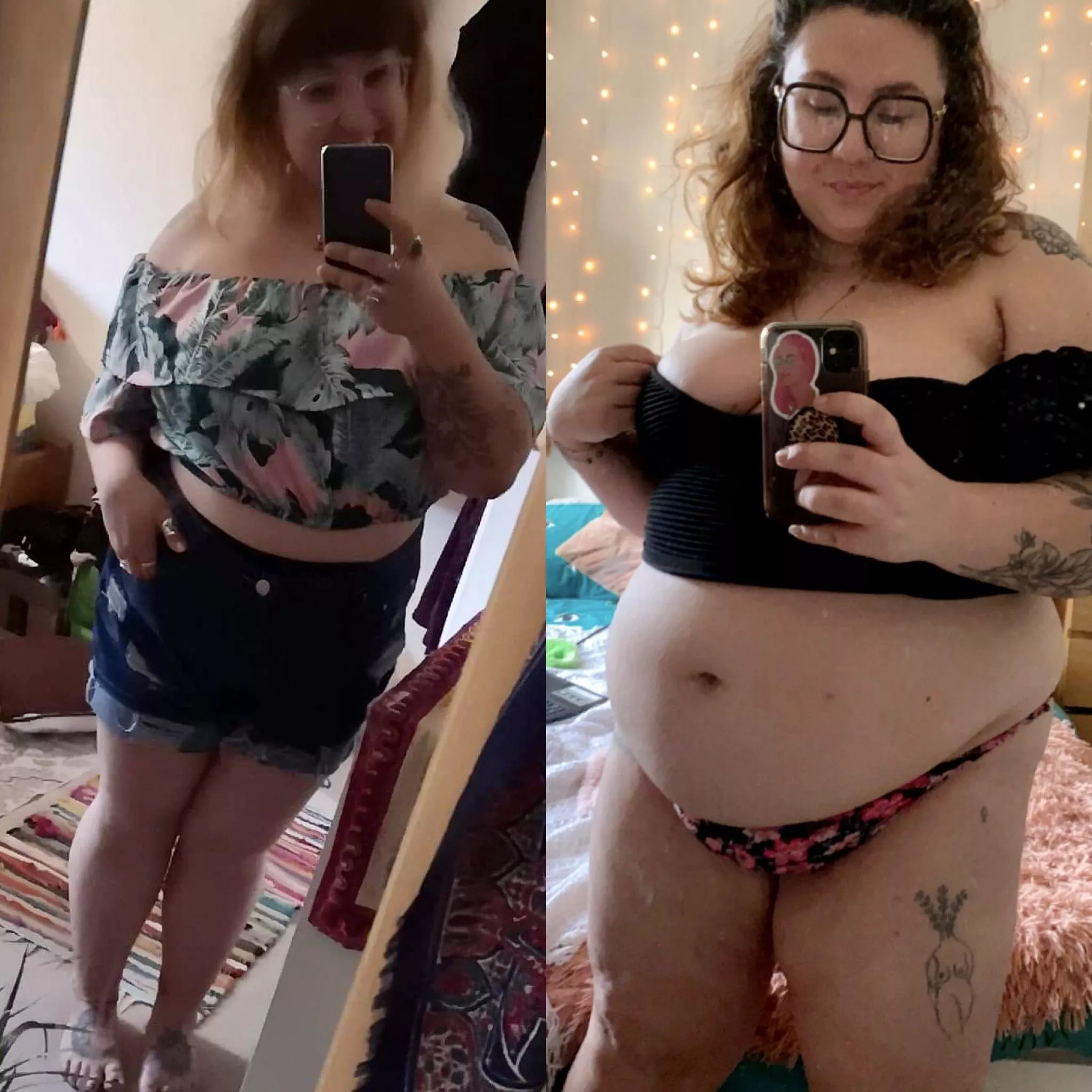 how would my belly look in those jean shorts now? 🤭🐷